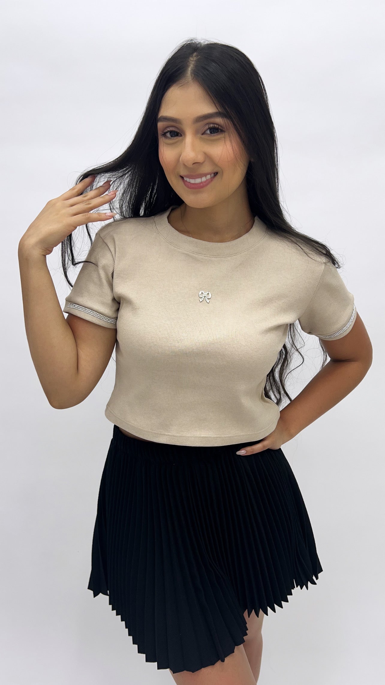 Camiseta moño