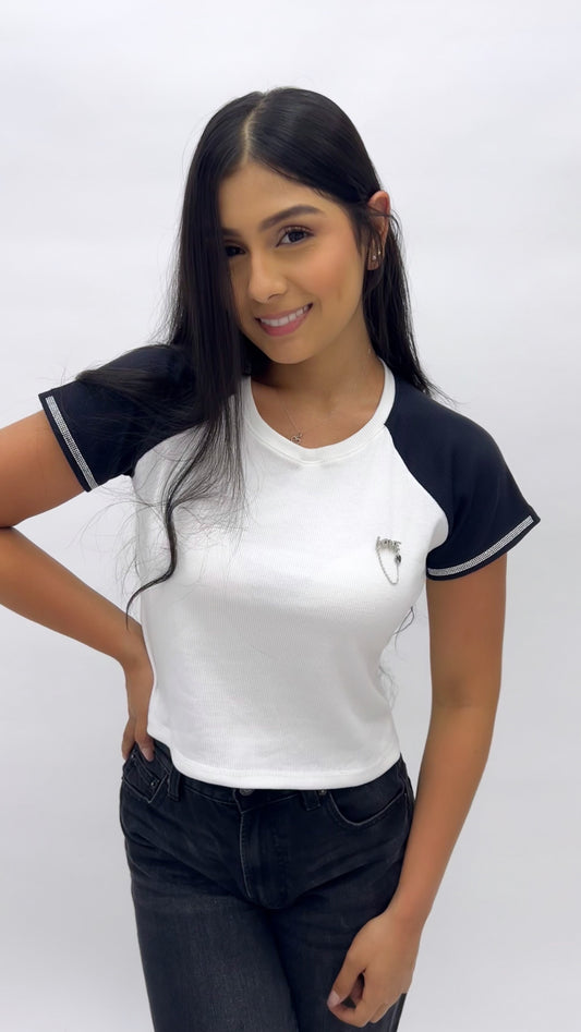Camiseta love colgante